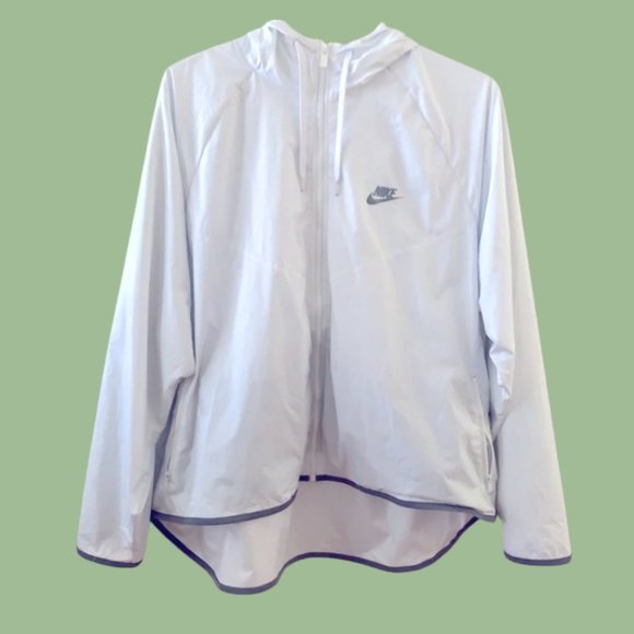 Nike Jackets & Coats White Nike Jacket Poshmark